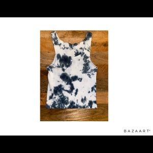 Navy tie dye brandy Melville tank top